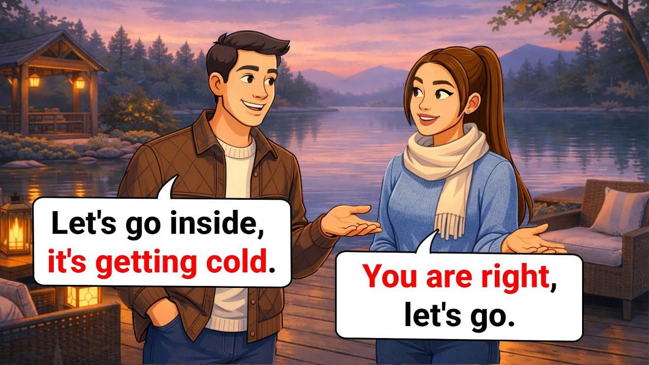 Daily English conversation practices, English Speaking&listening conversation #english #funny #love