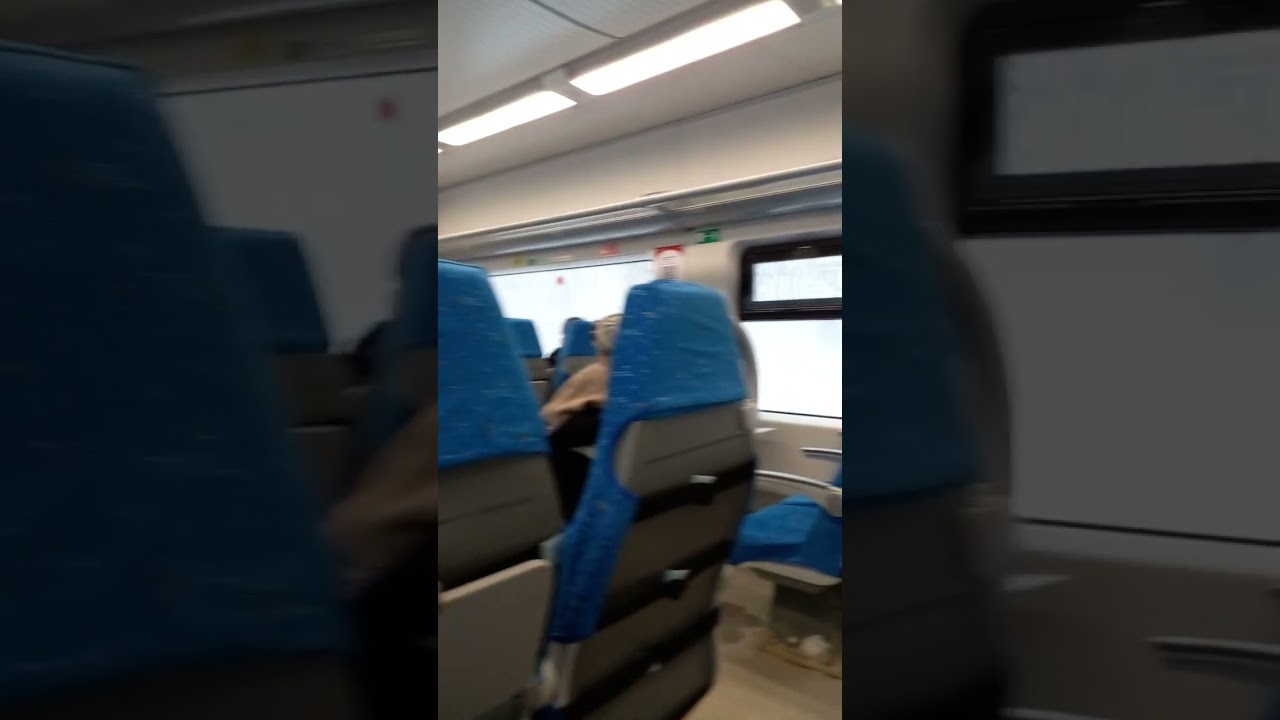 Поезд Ласточка. Скорость 155 км/ч. /The Swallow train. Speed 155 km/h.