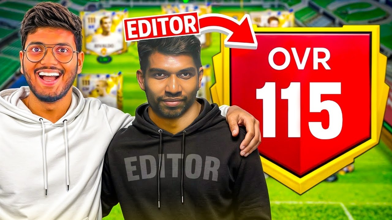 I Surprised my Editor with the $1000 FC MOBILE Squad Upgrade!