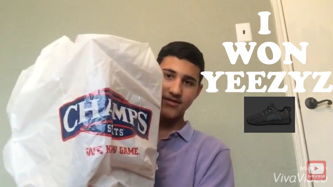 I WON YEEZYS!!!