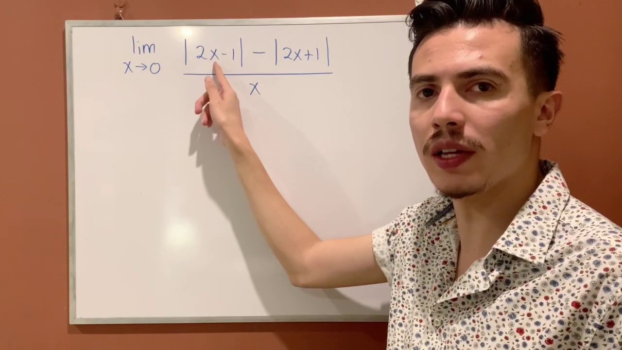Límite con valor absoluto 1