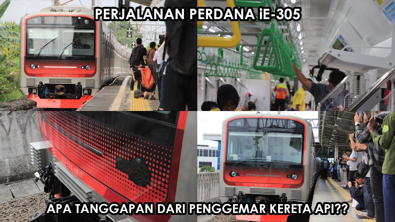 PERJALANAN PERDANA KRL BUATAN DALAM NEGERI !! KRL buatan PT.INKA Mulai Berdinas Secara Reguler