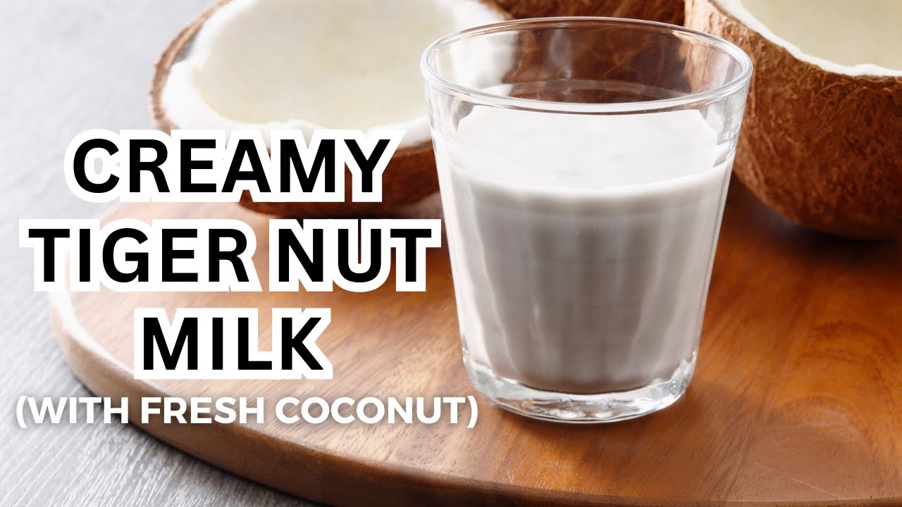 Mleko z orzech&oacute;w tygrysich (przepis na Kunun Aya) | Gładki i kremowy nap&oacute;j bezmleczny 🥛