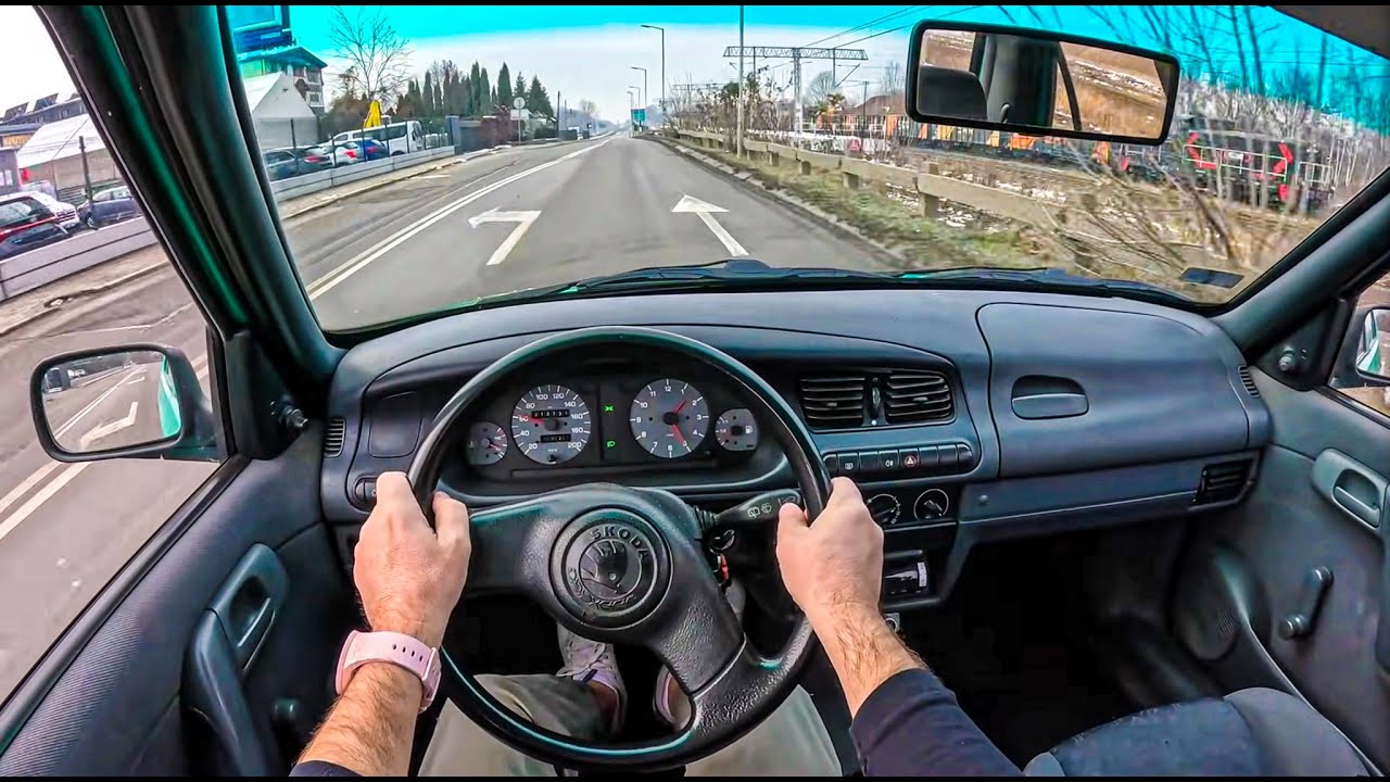 1996 Skoda Felicia | 1.3 54 HP | POV Test Drive
