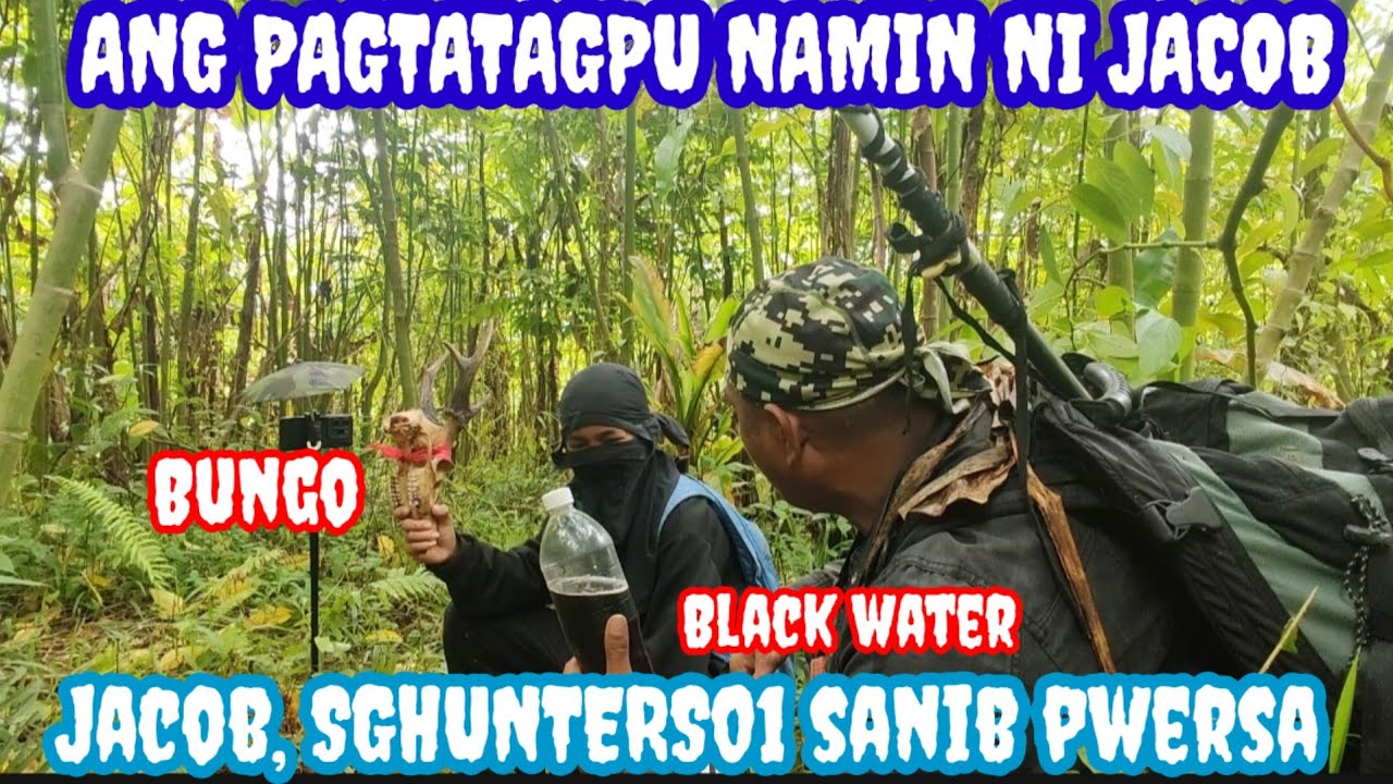 PAGTATAGPO NAMIN NI JACOB, BUNGO AT BLACK WATER HAWAK KONA. 