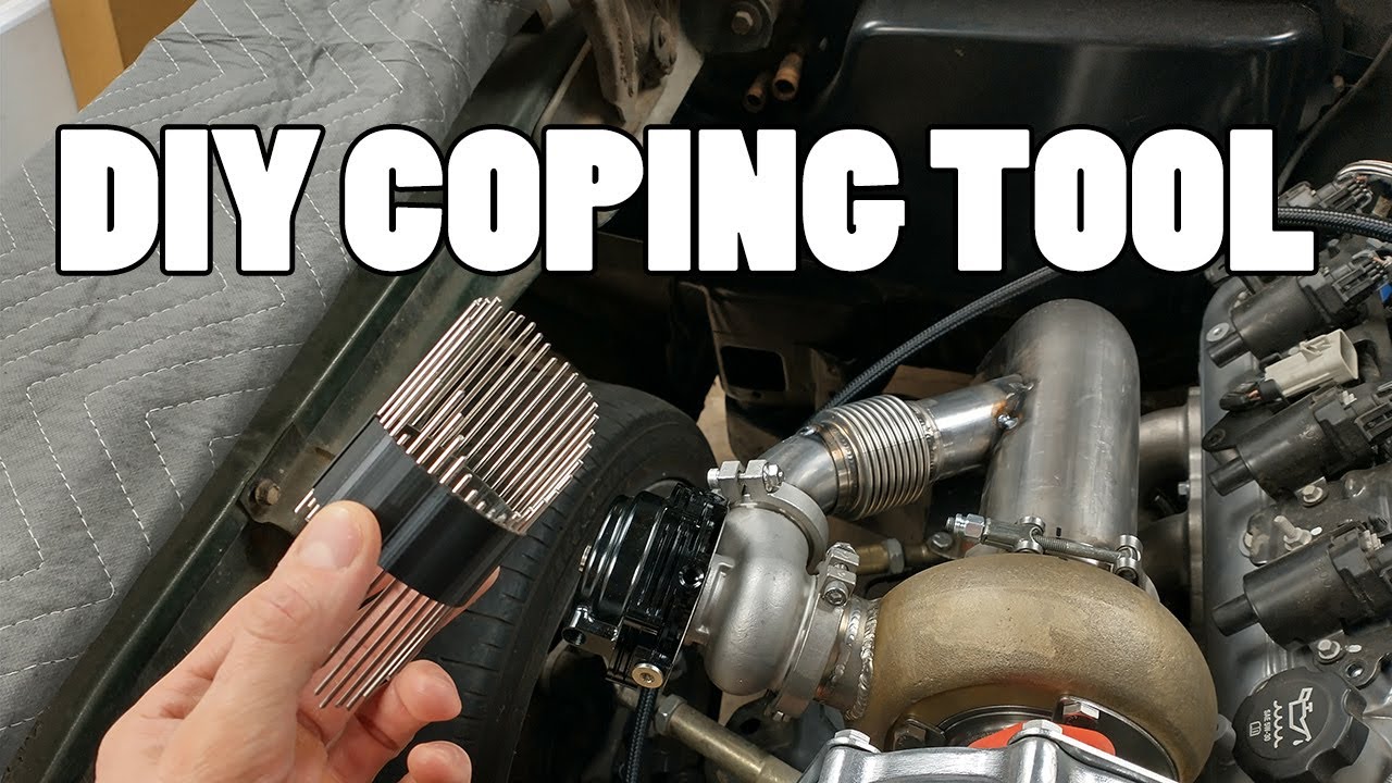 3D Printed DIY Coping Tool - Turbo Wastegate Pipe - Chevelle LS Turbo Build