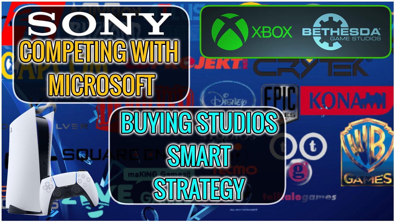 How Playstation Will COMPETE With Microsoft Buying Studios - Smart Strategy