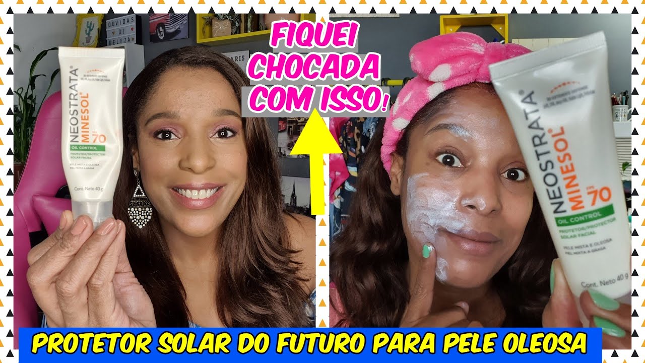 Novo Neostrata Minesol Oil Control Protetor Solar FPS 70|  Esfarela? Controla a Oleosidade?
