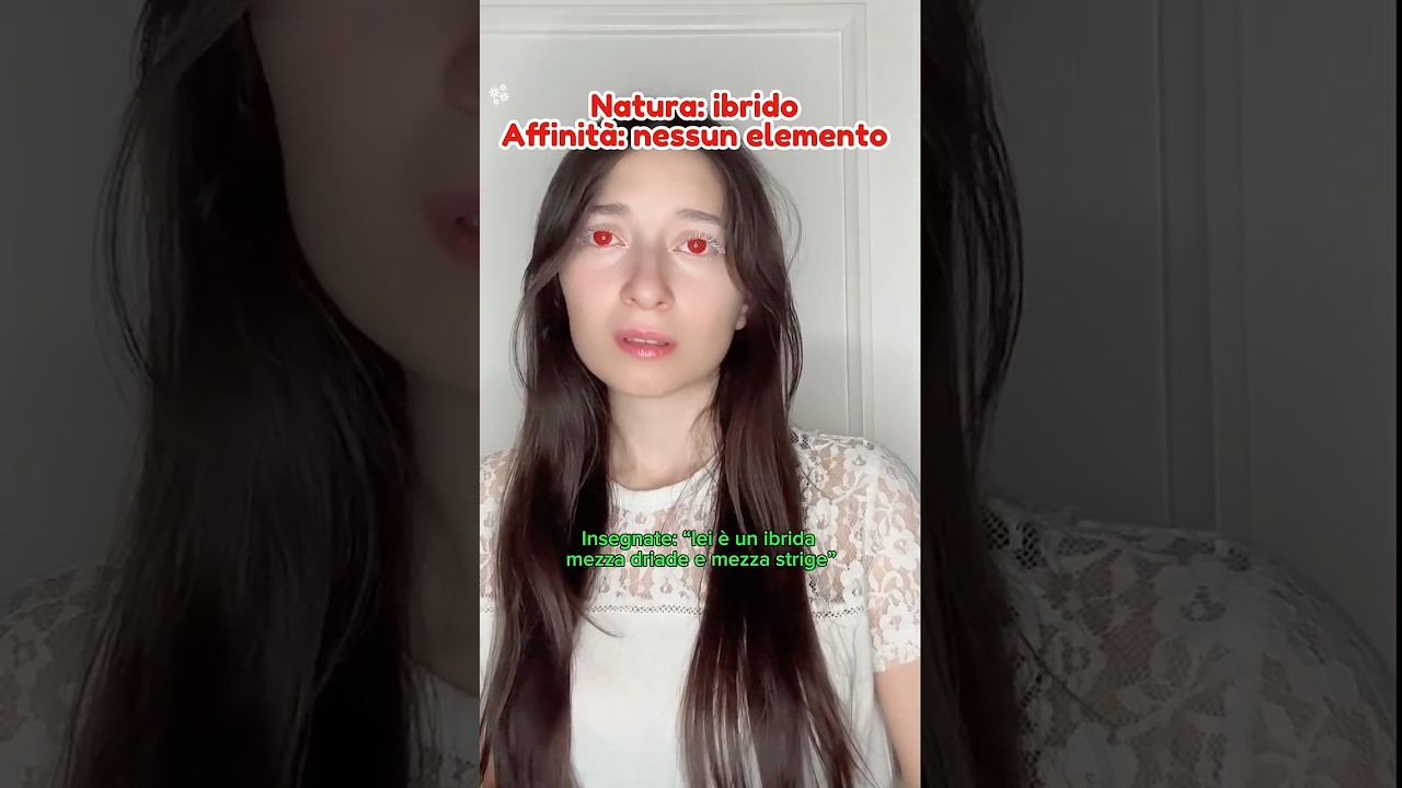 #pov le driadi sono creature legate alla natura e gli strige all&rsquo;oscurit&agrave;, io sono un&rsquo;ibrida