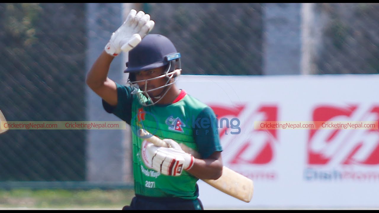 Rohit Kumar Paudel brilliant half century under pressure