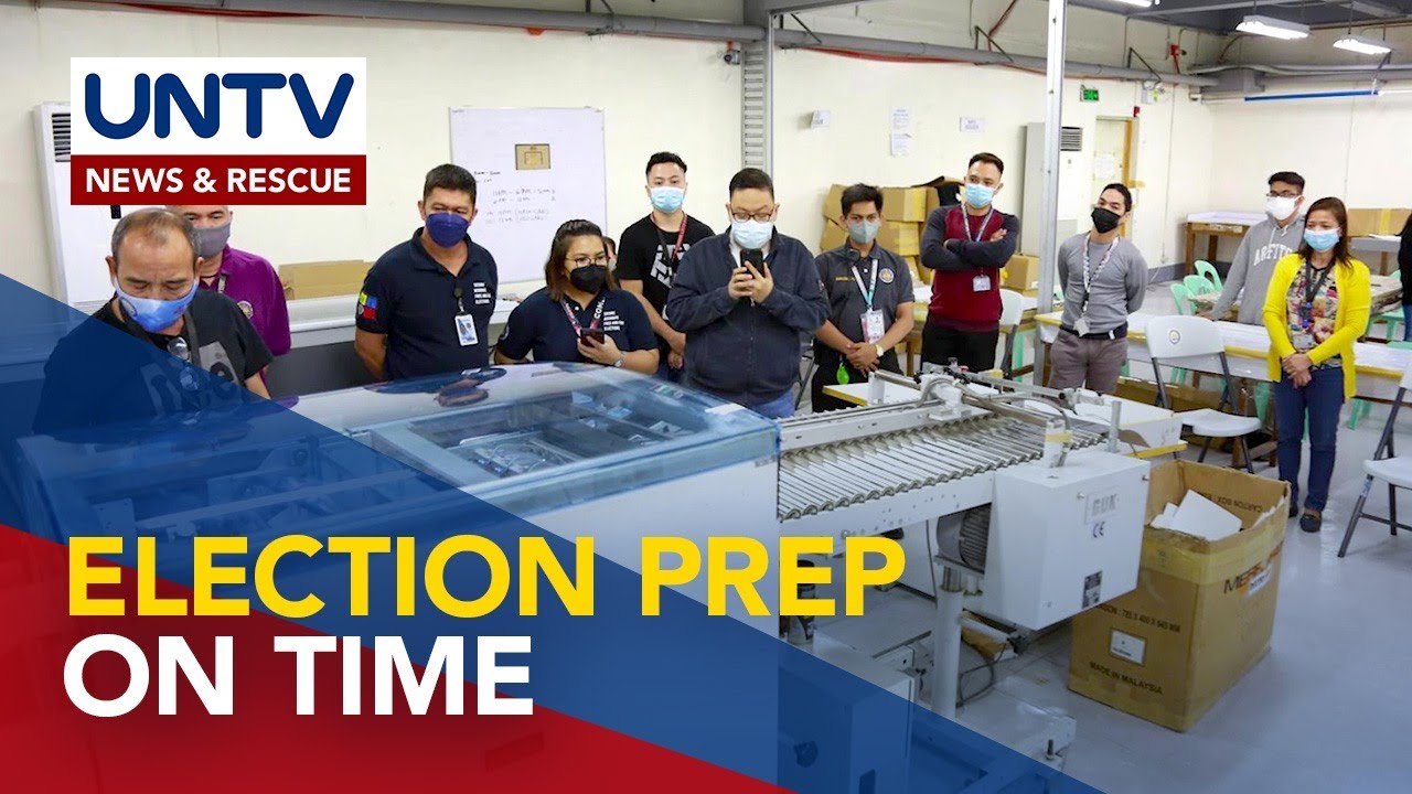 Comelec ensures printing of ballots for 2022 polls on time