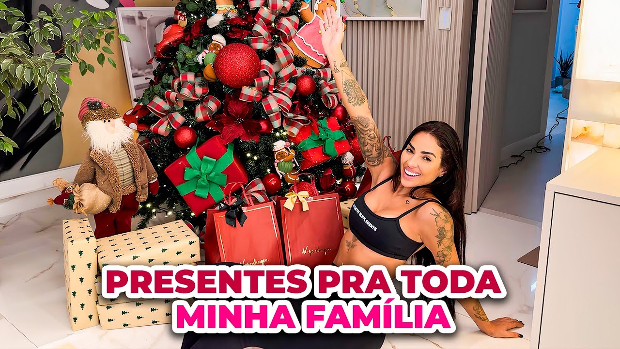 PREPARANDO OS PRESENTES DE NATAL PRA MINHA FAM&Iacute;LIA