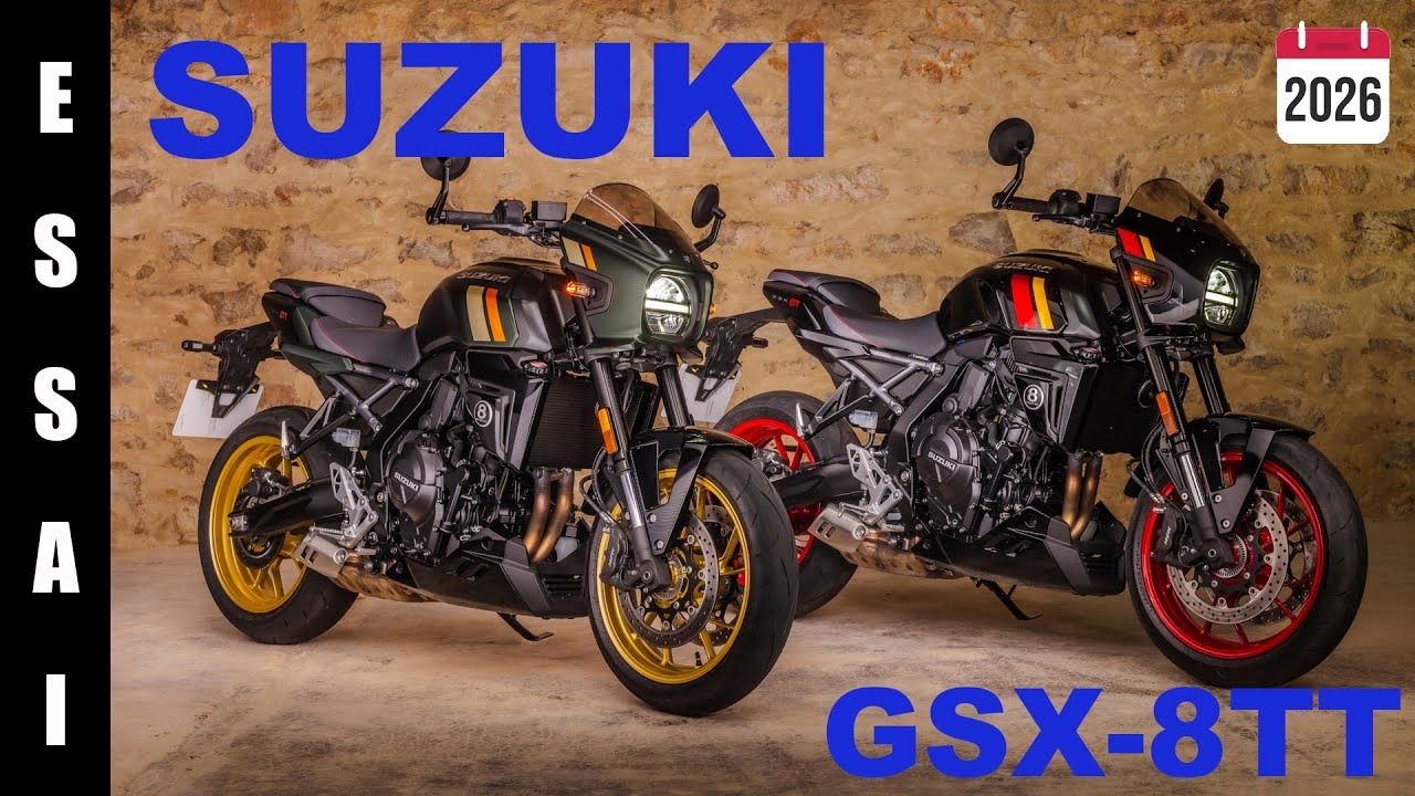 Essai SUZUKI GSX-8TT 2026 - Le prix du look !