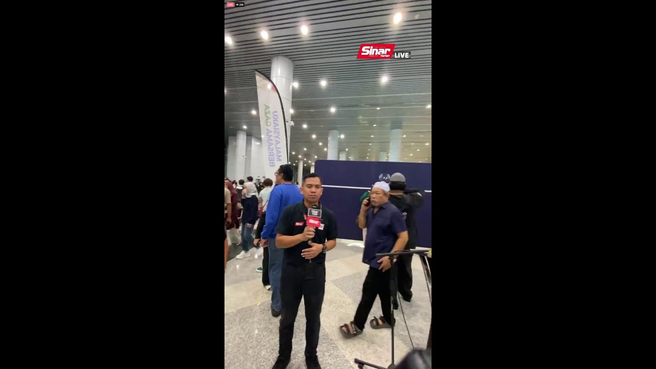 (SINAR LIVE) Suasana sambutan kepulangan aktivis Global Sumud Flotilla di KLIA