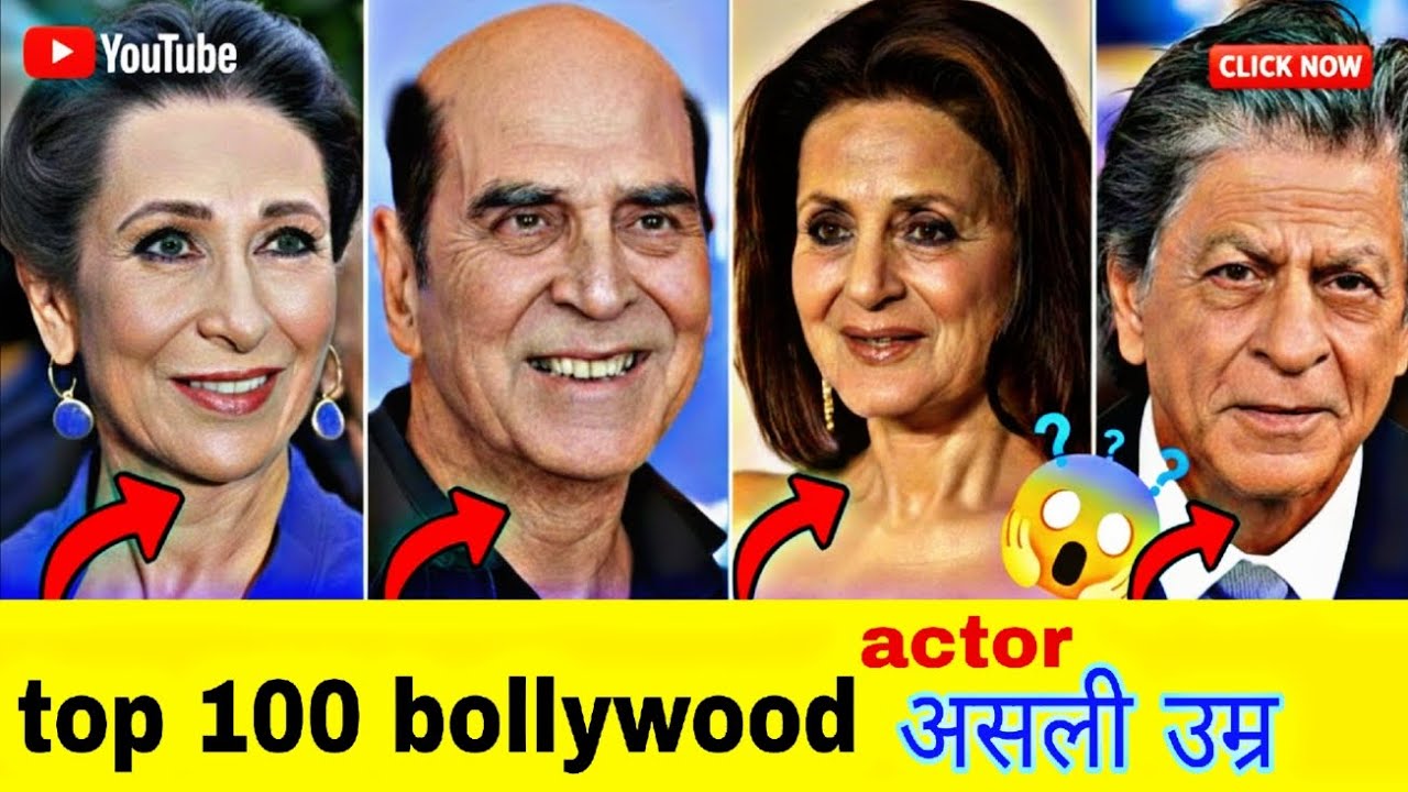 Top 100 Bollywood Actors Real Age 2026 | कौन कितने साल का है? 🤔