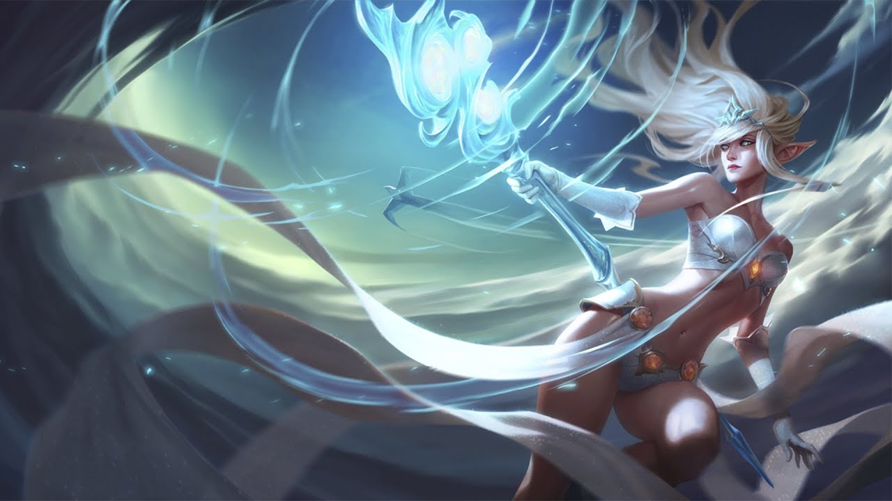 League of Legends classic Janna PVP gameplay