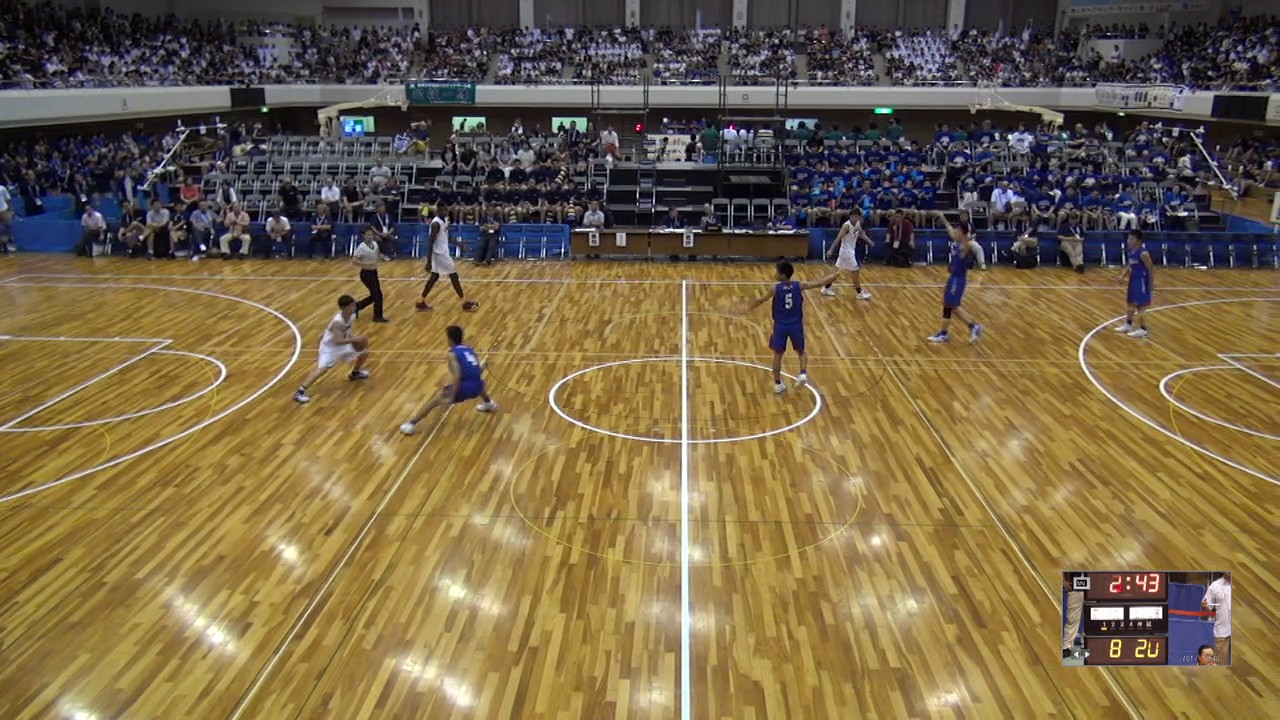 2017年 バスケットボール男子  高知中央×県立広島皆実 3回戦 1