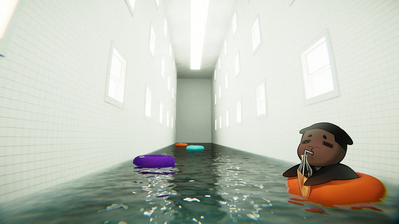 เดินเล่นในสระว่ายน้ำสมัยผมอยู่ รร.ประจำ ใน The POOLS