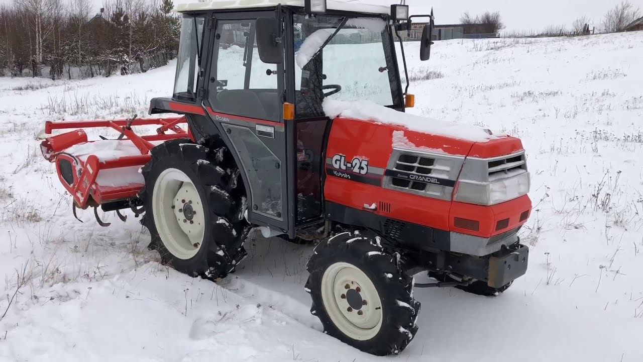 Kubota GL 25 короткий обзор минитрактора, Кубота gl-25