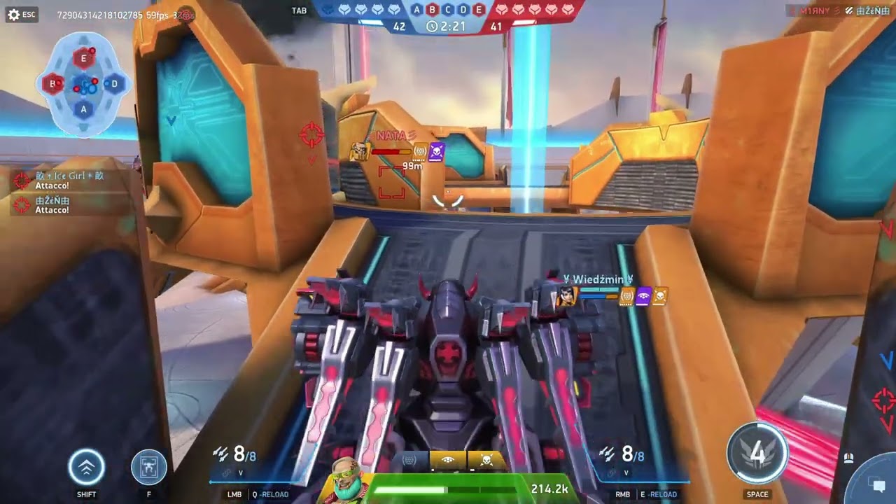Mix Team CPC - [_HIT_] vs [SKUA] Mech Arena Endgame Gameplay