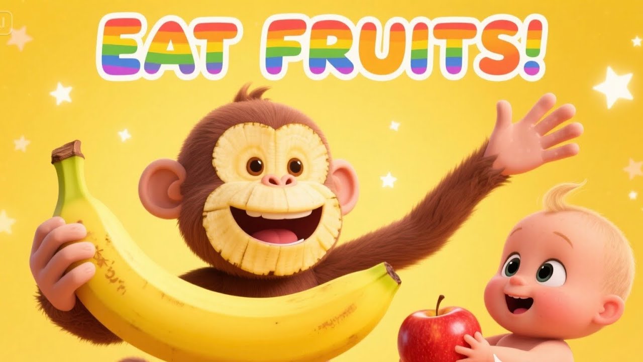 🍎🍌 “Yes, Yes, Yes! Let’s Eat Fruit | Healthy Kids Song”