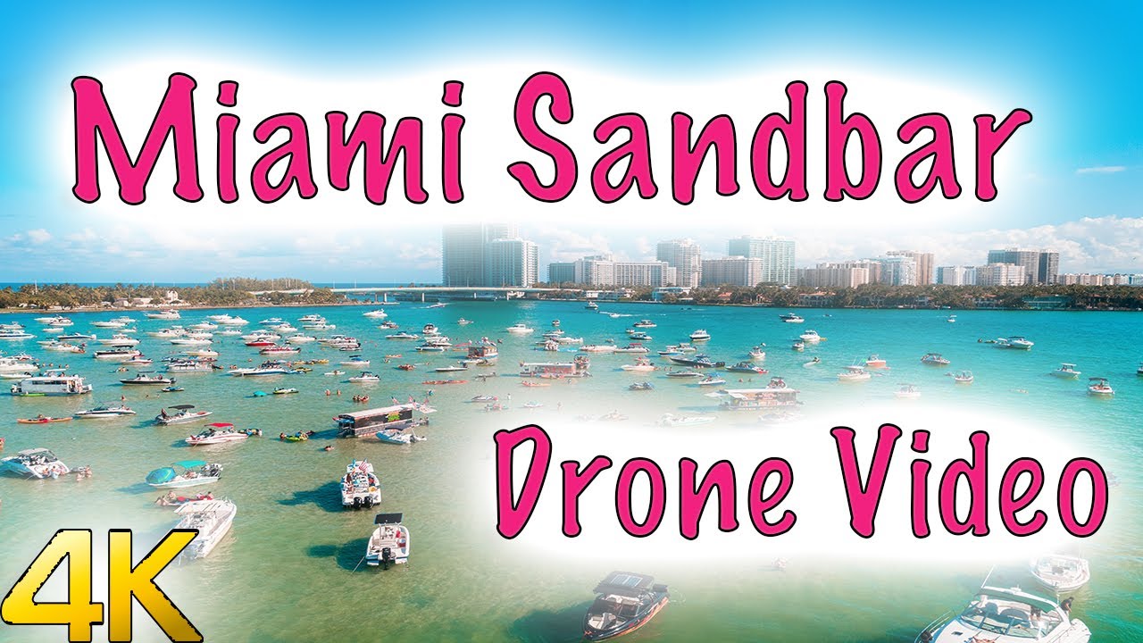 Haulover Sandbar | Miami | Drone video 4K