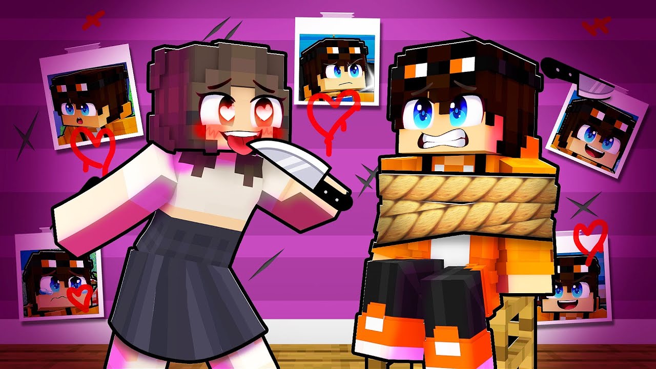 GAROTA YANDERE se APAIXONOU por MIM no Minecraft!