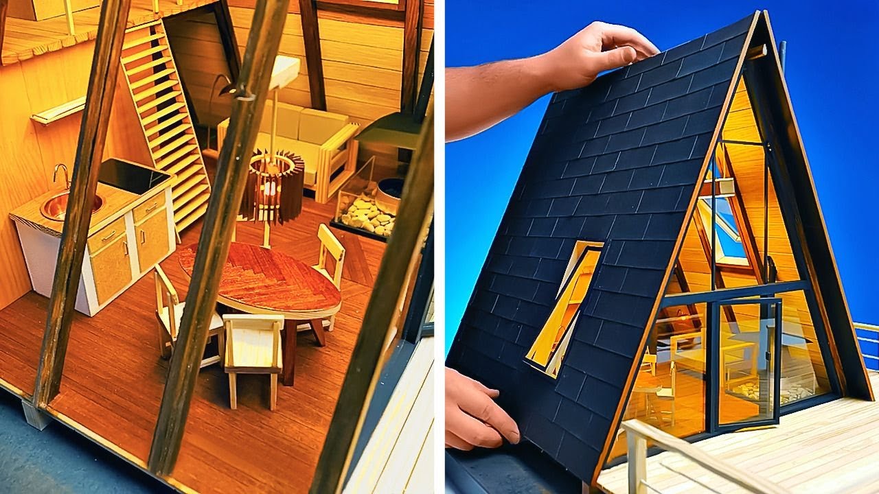 FANTASTISCHE MINI-PROJEKTE || DIY MINI HAUS UND MÖBEL