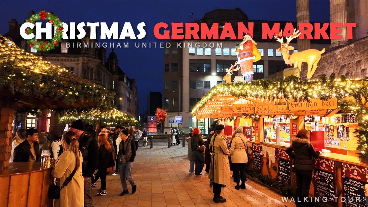 Early Christmas at Birmingham's German Market 🎄 |Walking Tour 4K | 2024