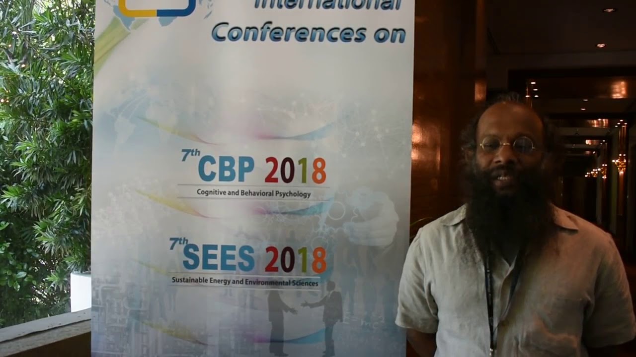 Assoc Prof. Jude L. Fernando at SEES Conference 2018 by GSTF Singapore