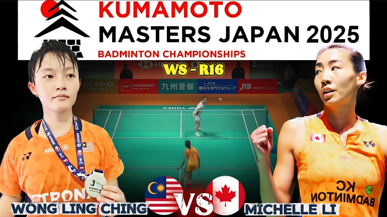 [Women's Singles - R16] Wong Ling Ching vs Michelle Li | Japan Masters 2025 Badminton