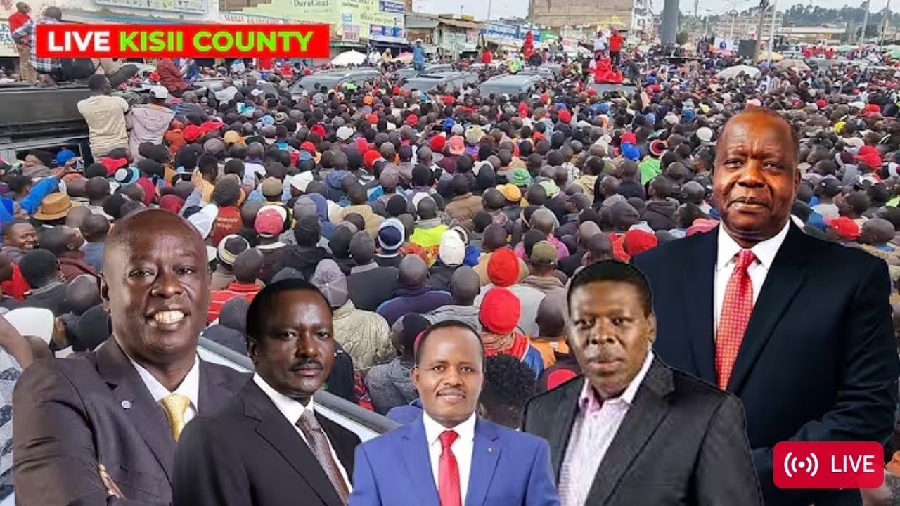Live Kisii: Gachagua And United Opposition At Nyakoe day 2