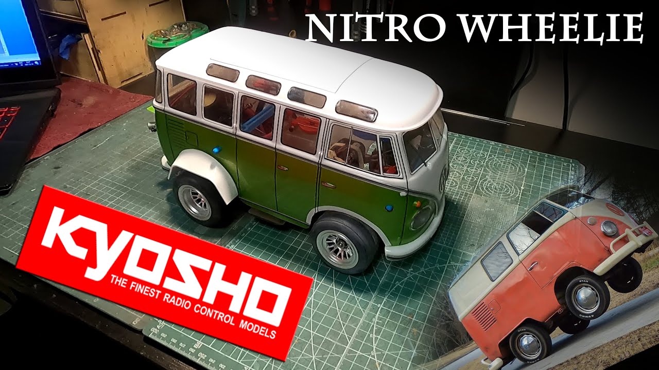 Very rare Kyosho nitro wheelie RC car
