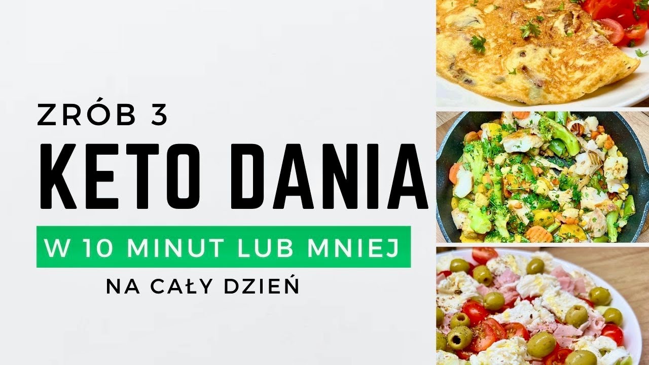 Mój Dzień Na Diecie Keto | 3 Proste Posiłki Na Cały Dzień | Low Carb
