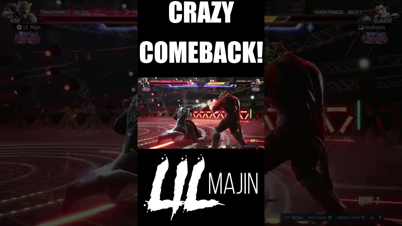 Crazy Comeback! #tekken8 #tekken #lilmajin