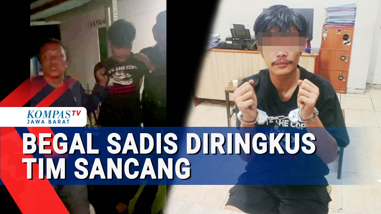 Tim Sancang Tangkap Begal Sadis di Atap Rumah