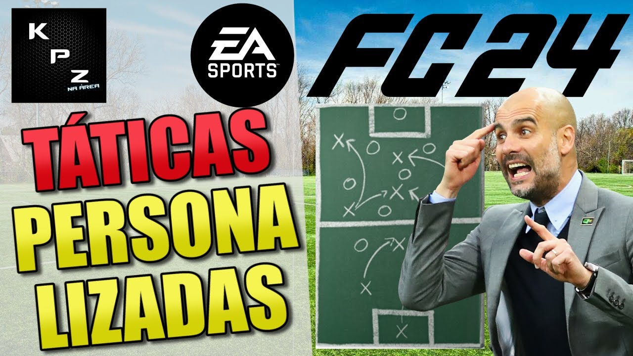 MELHORES TÁTICAS PERSONALIZADAS DO EA SPORTS FC 24💥FORMAÇÃO e INSTRUÇÕES💥TUTORIAL COMPLETO