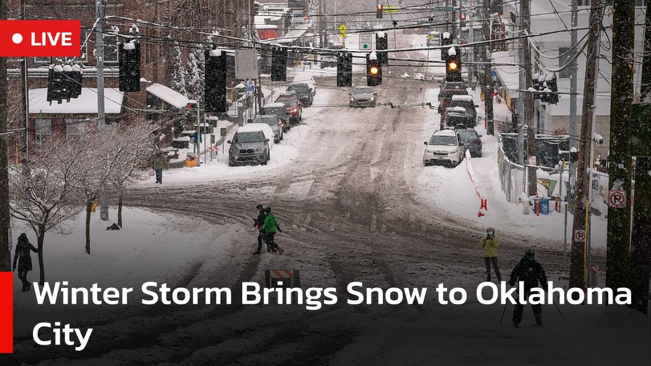 🔴LIVE: Snow Falls in Oklahoma City as Major Winter Storm Spreads Across U.S. | AC1W