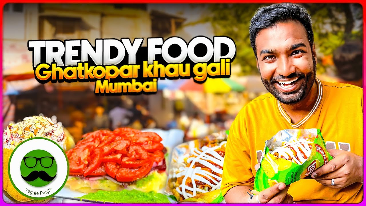 Trendy Food in Ghatkopar | Breadless Sandwich, Chips MAXX, Coconut Shake & More | Veggie Paaji