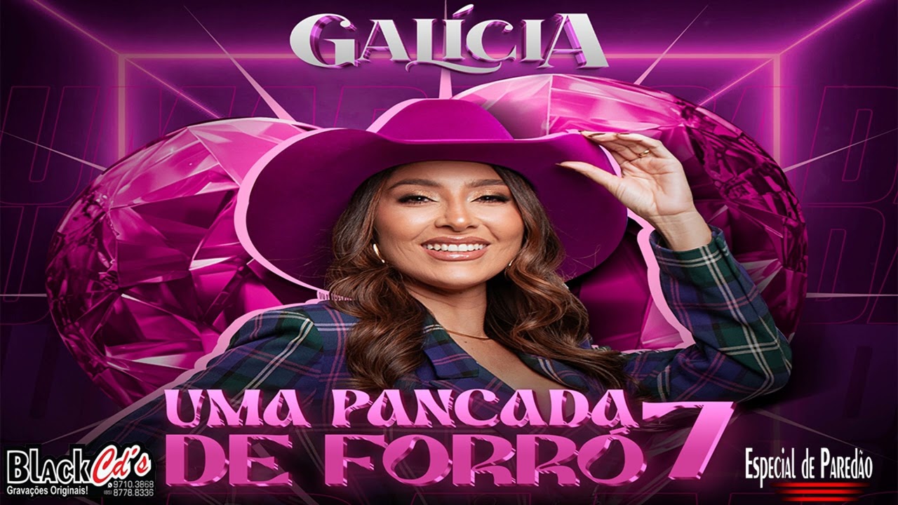 GALICIA UMA PANCADA DE FORRÓ VOL 7 MARÇO 2026 BLACK CDS 085 997103868