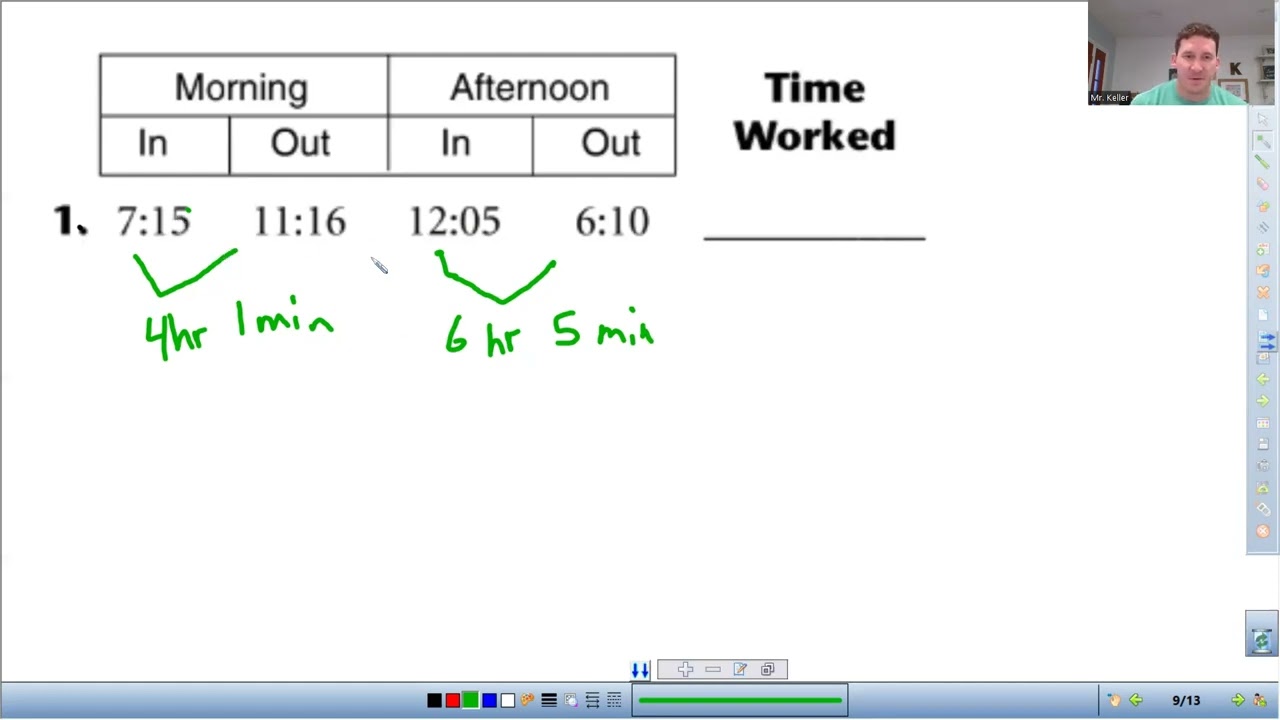 Financial Math 1.3 Time Cards