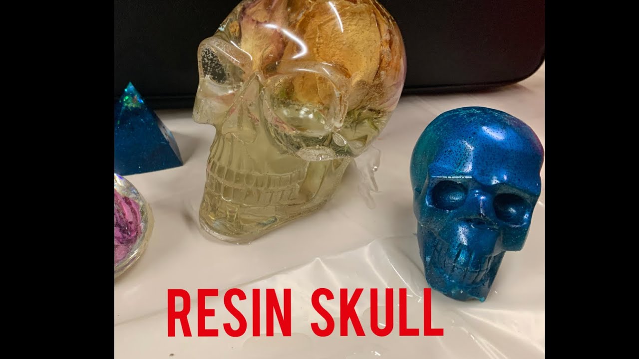 How to put Rose in resin skull / silicone molds MUST SEE!!!!!!!