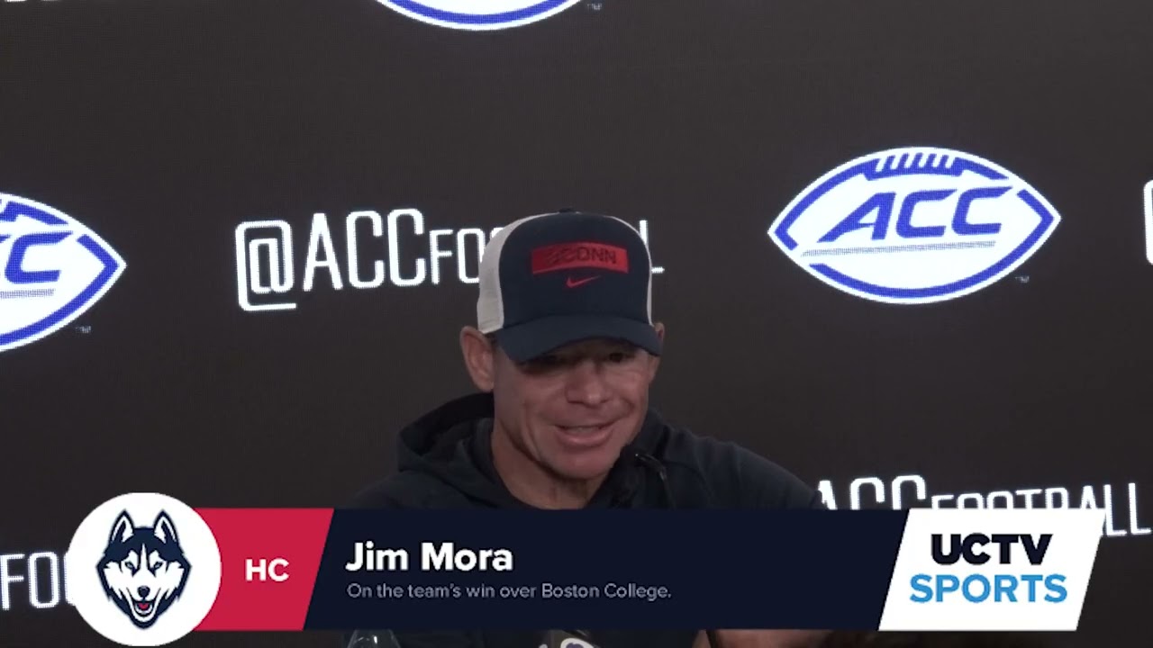 Head Coach Jim Mora Press Conference: Boston College 10/18