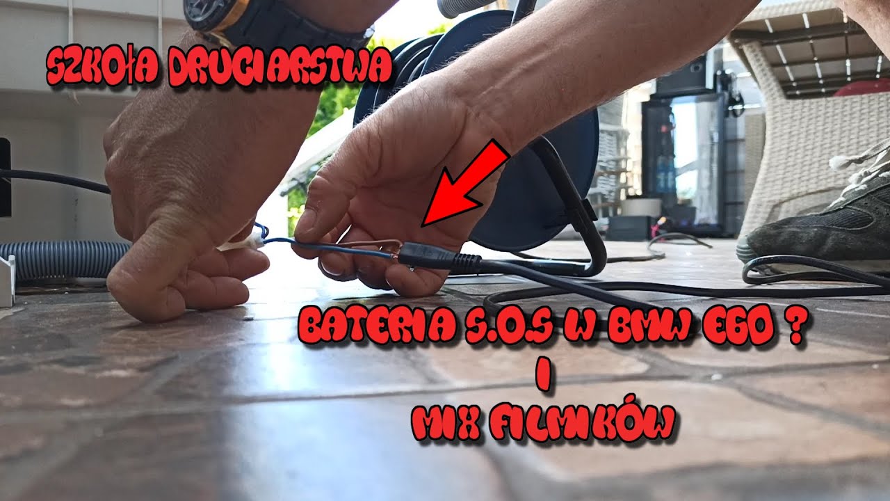 Szkoła Druciarstwa Mix Filmików i Czy Jest Bateria S.O.S w BMW E60 ? Wazzup :)