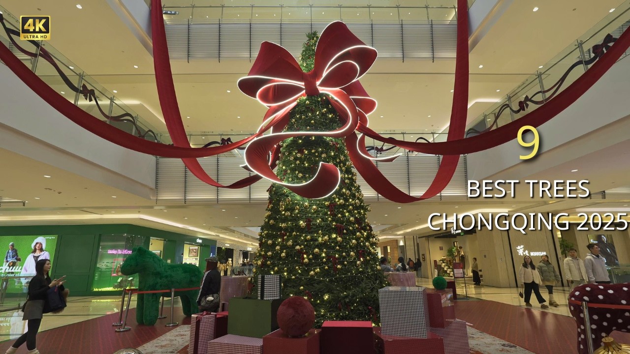 9 most beautiful Christmas trees you can still find in Chongqing, China 2025