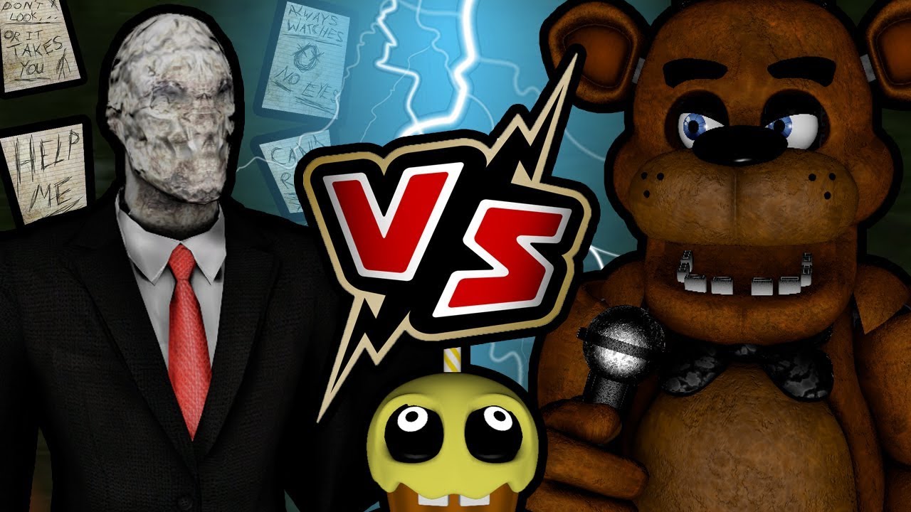 So I found a Slenderman vs Freddy Fazbear game...