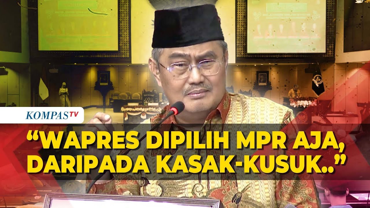 Jimly Asshiddiqie Usul Wapres Dipilih MPR: Daripada Kasak-Kusuk Kayak Kemarin