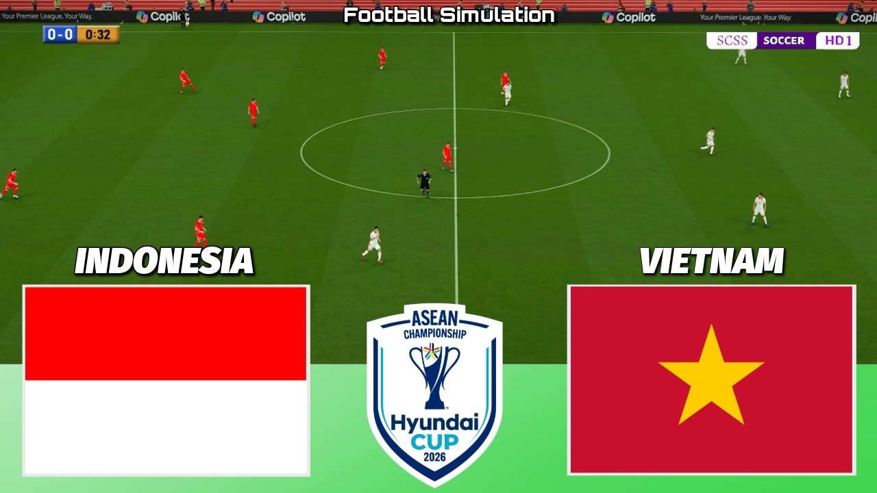 🔴 LIVE | Indonesia vs Vietnam - ASEAN Championship 2026 | PES 21 Simulation