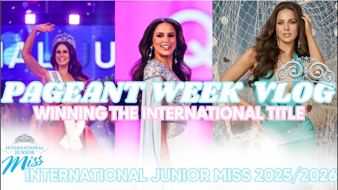 International Junior Miss 2025/26 Vlog - Winning My Dream Title!