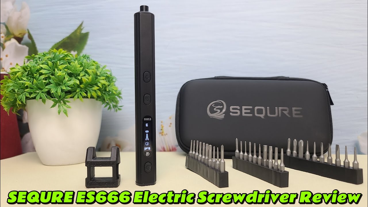 SEQURE ES666 Electric Screwdriver Unboxing & Review &ndash; Precision Tool for Every DIYer!
